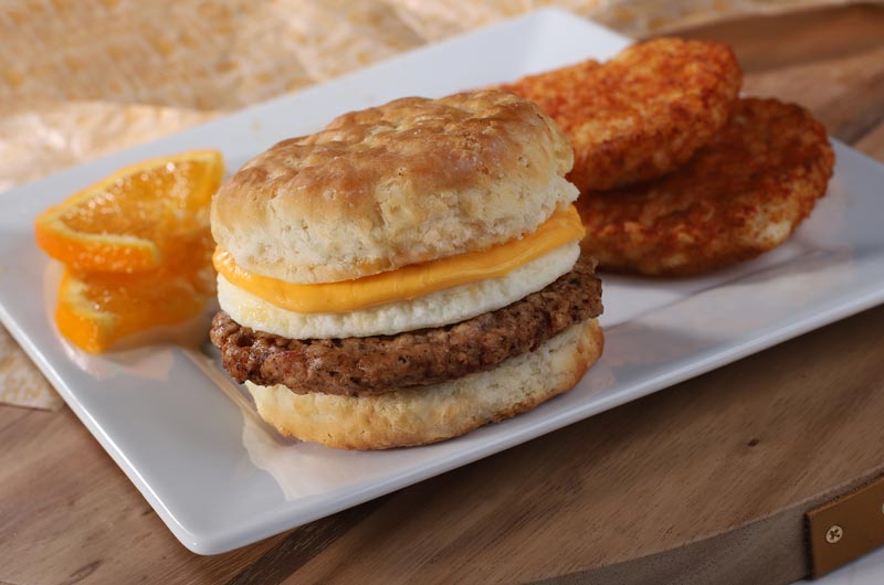 Sausage Egg and Cheese Biscuit