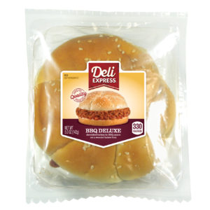 Deli Express BBQ Deluxe Sandwich in package