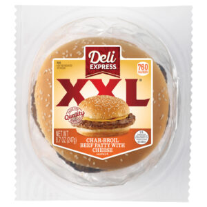 Deli Express XXL Char-Broil Beef Patty with Cheese Package