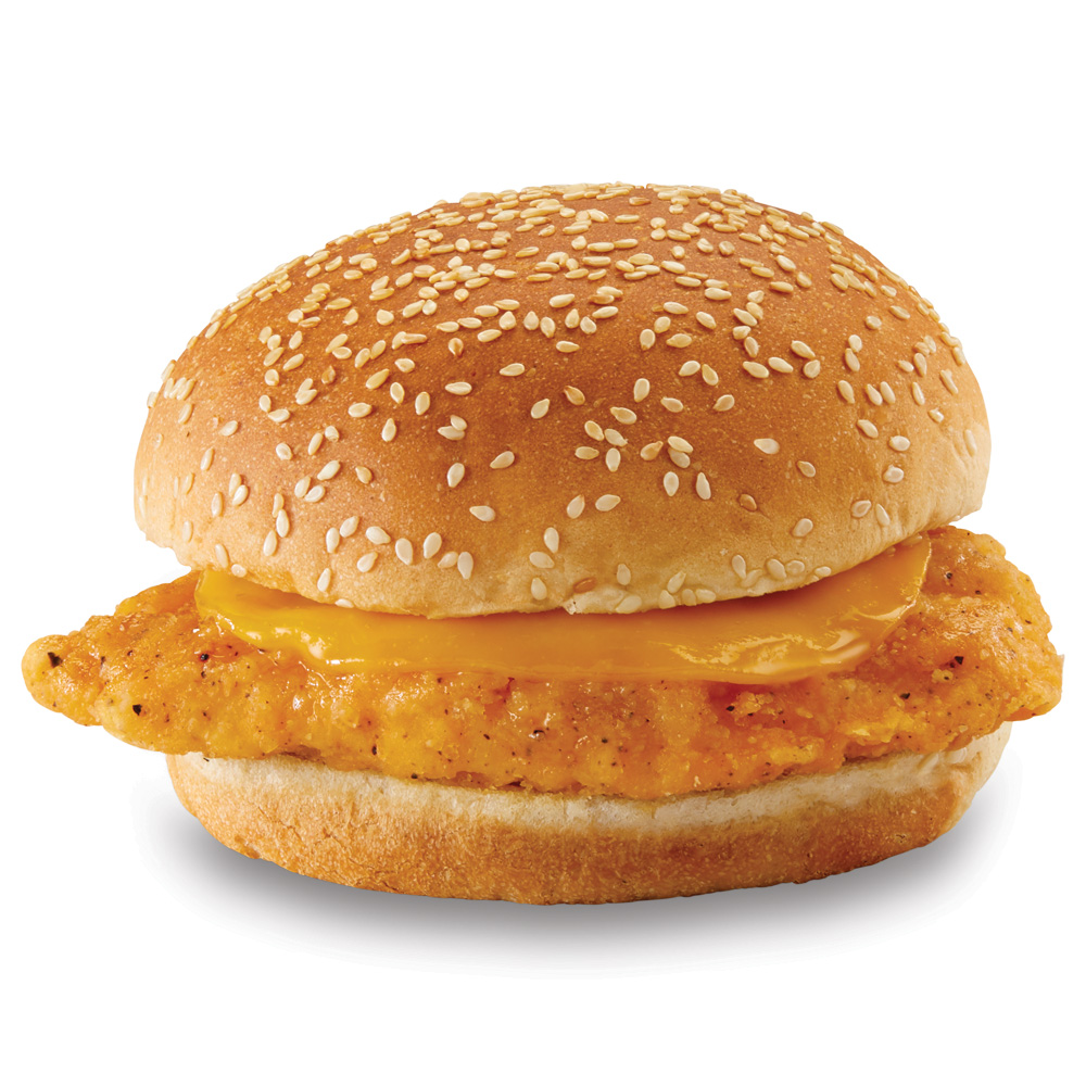 Deli Express XXL Breaded White Chicken Patty with Cheese