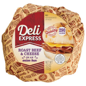 Deli Express Roast Beef & Cheese Paper Wrap Package